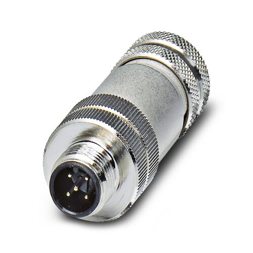 5 Pole M12 Male Shielded Plug Micro Devicenet