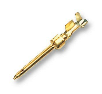 24 - 20 AWG Male Gold Plated Crimp Contact Pin