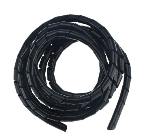 7-40mm Range UV Resistant Black Polyethylene Spiral Wrap