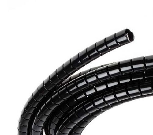 3-25mm Range UV Resistant Black Polyethylene Spiral Wrap