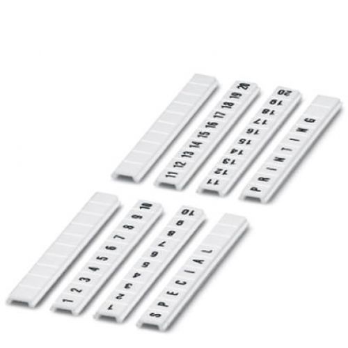 10 Section Label Strip Vertical 11-20