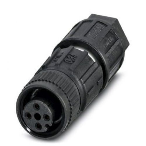 4 Pole M12 All Plastic Female IDC Connection
