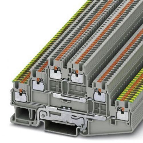 1.5mm Ground Modular Terminal Block Push In Connection - A.S.I ...