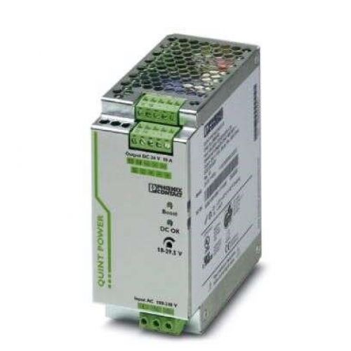 24 V DC/10 A, primary-switched mode, 1-phase. SFB technology Version