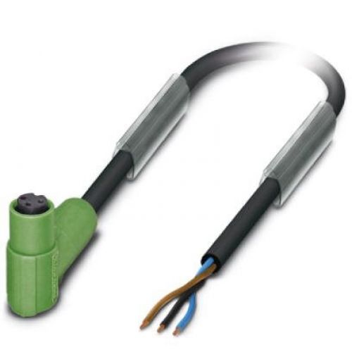 3 Pole M8 Sensor / Actuator Cable 5M PUR - Snap In
