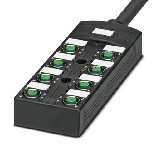 Sensor / Actuator box M12 - SPEEDCON, SLOTS: 8