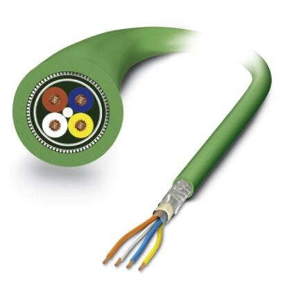 2 Pair 22awg Screened High Flex Robotic Profinet Cable 100M Green