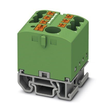 1 x 6mm Green Feed In 6 x 2.5mm Out Distribution Block