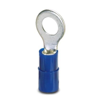 2.5mm Blue Ring Lug, M5 Hole (100pk)