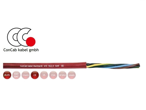 2 Core 0.5mm  Hi Temp Flexible Silicon Red/Brown Control Cable