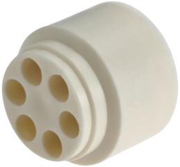 White Multihole Insert for Glands 2 x 8mm