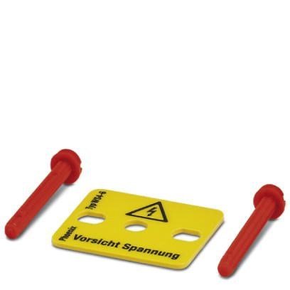 Warning Plate For 6mm Pitch Terminals
