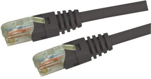 2m Cat5e Black UTP Patch Lead