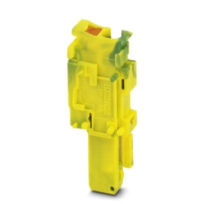 2.5mm Female Green/Yellow 500V Push-In Right Plug