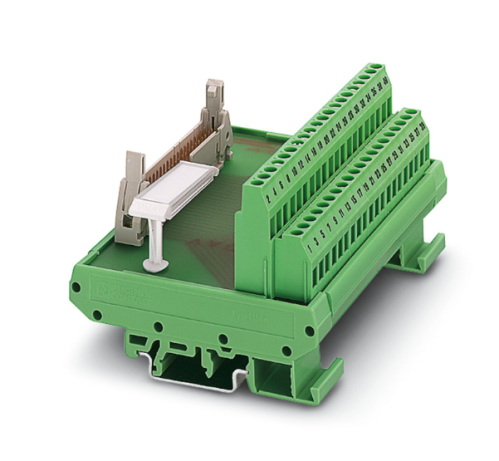 20 Way Module With Screw Connection And Flat-Ribbon Cable Connector