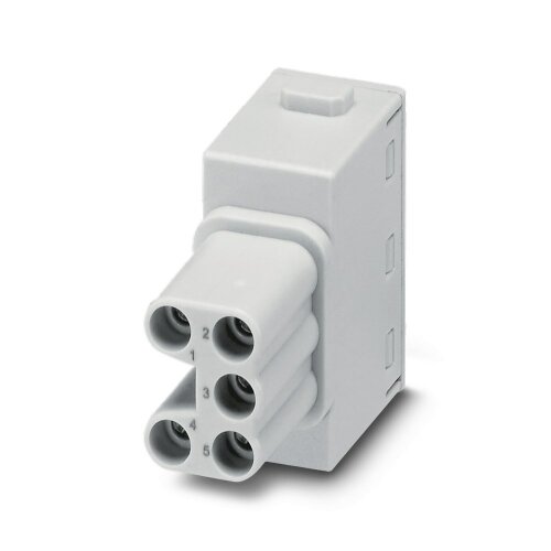 5 Pole 400 V / 16 A Female Power Insert Push-in connection - A.S.I ...