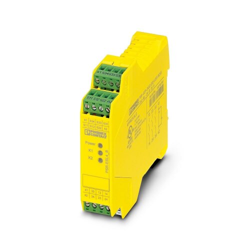 24 VDC Safety Relay For Emergency Stop And Safety Door