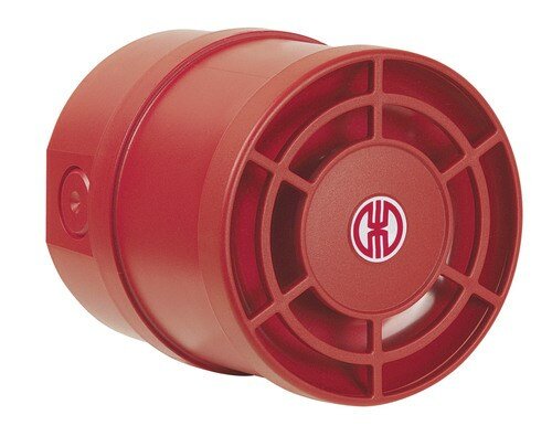 Multi-Tone Sounder WM 6 Tone 24VDC Red