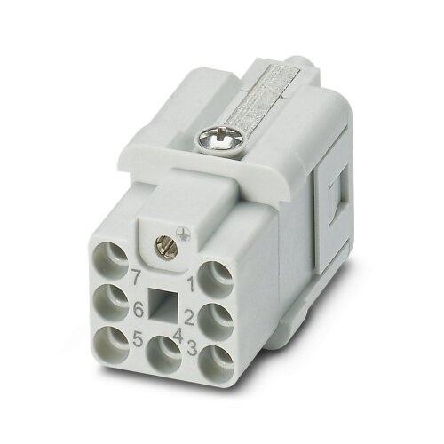 7 + PE Female Connector With Crimp Inserts
