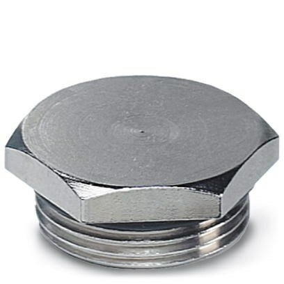 M32 Nickel Brass Filler Plug IP65