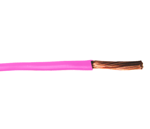 0.5mm PINK Tinned Appliance Wire 100M