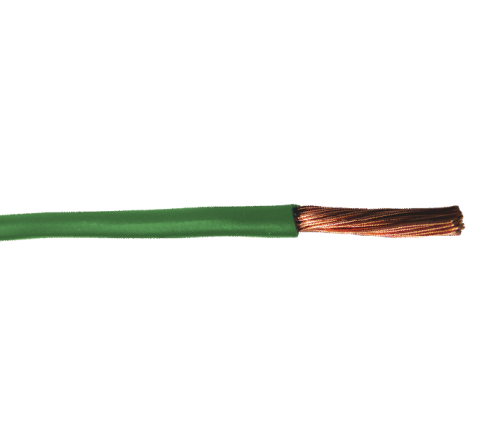 0.75mm GREEN Tinned Appliance Wire 100M