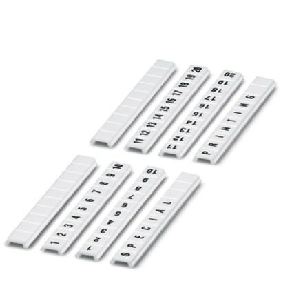 10 Section Label Strip Vertical 41-50