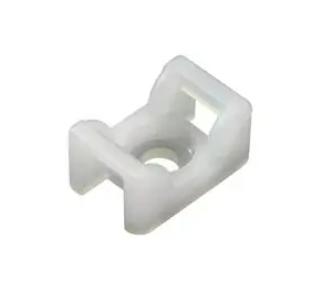 30mm Nylon Screw Saddle Cable Tie Mount (100pk)