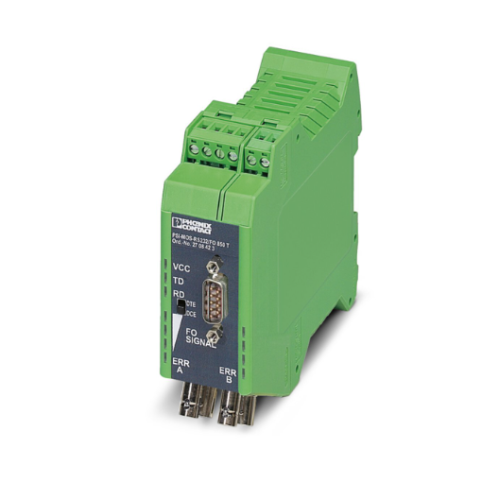 2x Fiber Optic 850nm Interface Converter to RS-232
