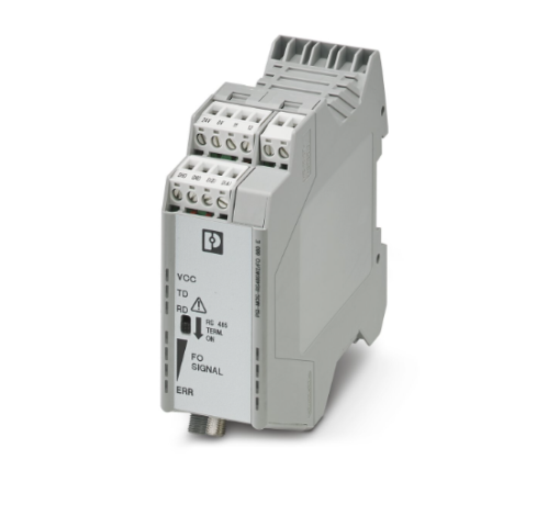 1x Fiber Optic 660nm Interface Converter to RS-458
