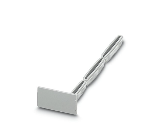 Terminal strip marker carrier, height-adjustable, for end brackets CLIPFIX