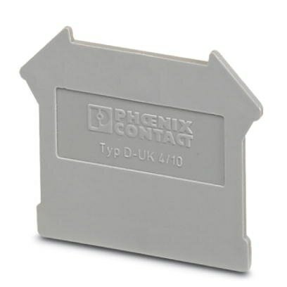 4-10mm Grey End Plate For Terminal Block