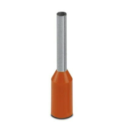 0.5mm Orange Ferrule 8mm Barrel (100pk)
