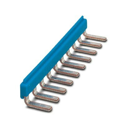 10 Way Blue 6.15mm Insertion Bridge For Relays