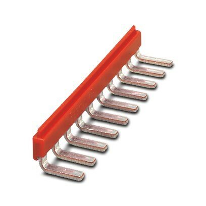 10 Way Red 6.15mm Insertion Bridge for Relays