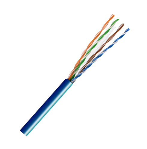 4 Pair Solid CAT 6 Data Cable BLUE (305M Box)