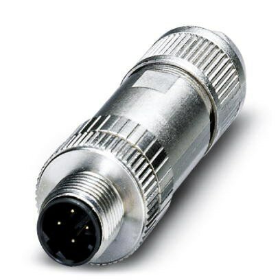 4 Pole M12 Male D Coded Shielded Quick Connect 8mm Entry