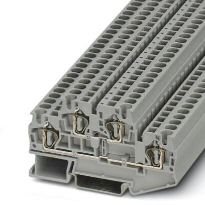 4mm 2 Level Spring Cage Terminal Block