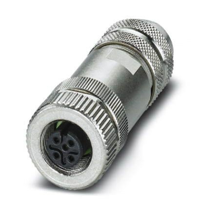 5 Pole M12 Female Shielded Connector PG9 Entry