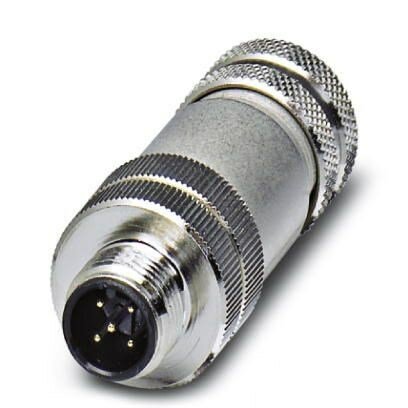 5 Pole M12 Male Shielded Connector PG9 Entry