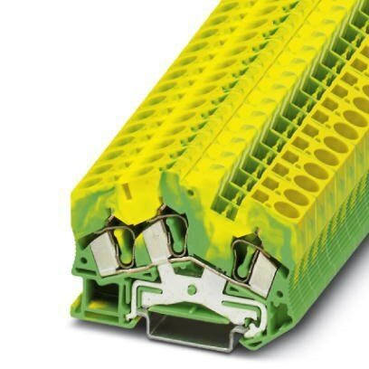 6mm Earth 2in 1out Spring Cage Terminal