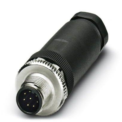8 Pole M12 Male Cord Connector PG9