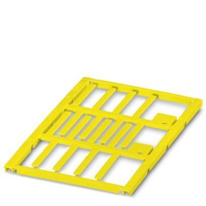 30x4mm Yellow Cable Marker >14mm (16 Labels Per Card)