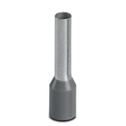 4mm Grey Ferrules 12mm Barrel (100Pk)