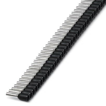 1.5mm Black Taped Ferrules for Crimpfox 4 in 1/10 x 50pc strips