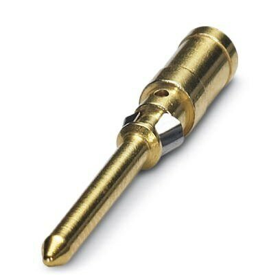 0.75-1mm Turned Male Crimp Contact Gold Plated