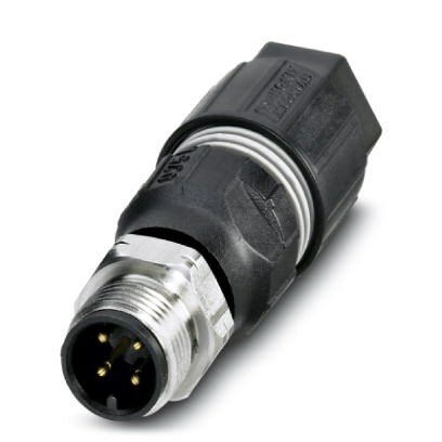 4 Pole M12 Straight Connector