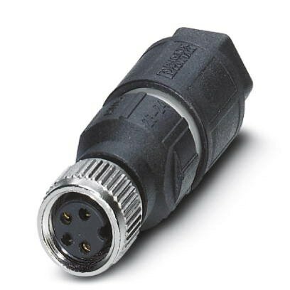 4 Pole M8 Female IDC Connection 0.25-0.5mm 5mm Entry