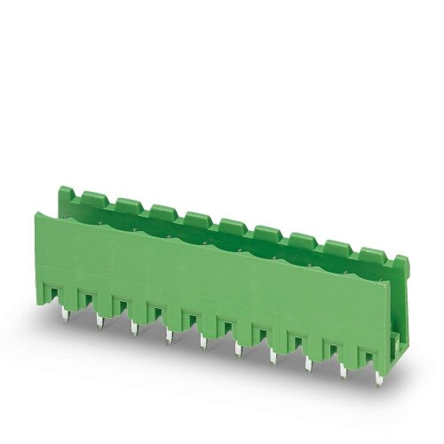 6 Pole 5.00mm Pitch Green PCB Header Vertical