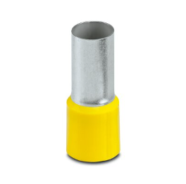 70mm Insulated Ferrule Yellow 20mm Barrell/Pack of 25pcs